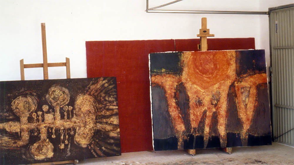 Bewegung in Farbe Gemälde 1000